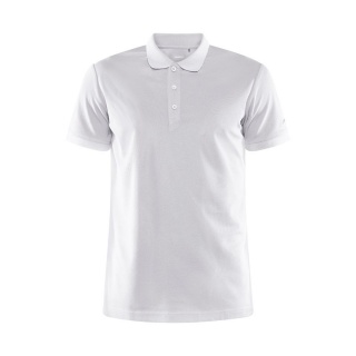 Craft Sport-Polo Core Unify (funktionelles Recyclingpolyester) weiss Herren